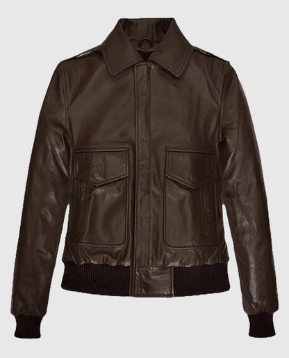 Kendall Jenner Bomber Leather Jacket