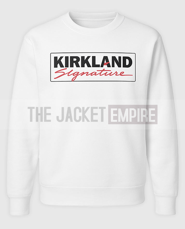 Kirkland Signature White Sweatshirt
