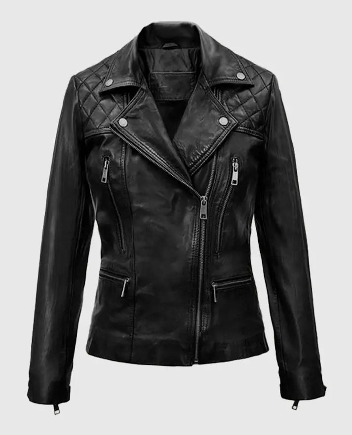 Lauren German Lucifer Leather Moto Jacket
