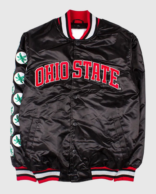 Lebron James Ohio State Buckeyes Black Jacket