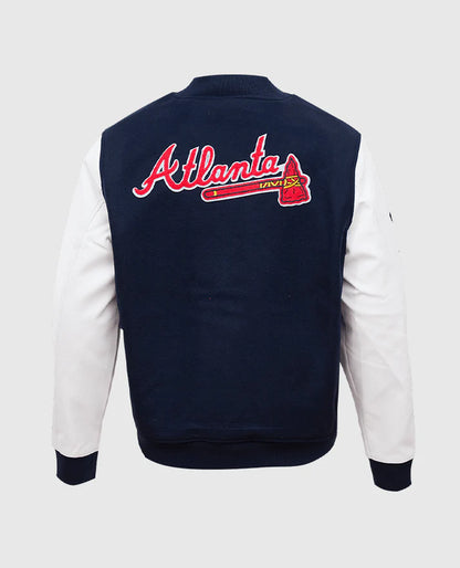 MLB Atlanta Braves Men's Blue Varsity Jacket