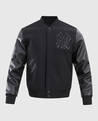 MLB New York Yankees Men’s Black Varsity Jacket