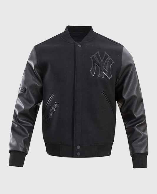 MLB New York Yankees Men’s Black Varsity Jacket