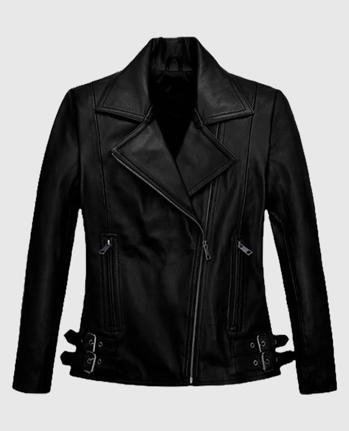 Marion Cotillard Leather Biker Jacket