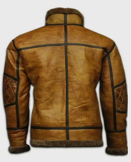 Mens RAF B10 Aviator Brown Jacket