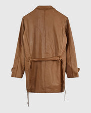 Men's Royal Flying Tan Burnished Long Coat