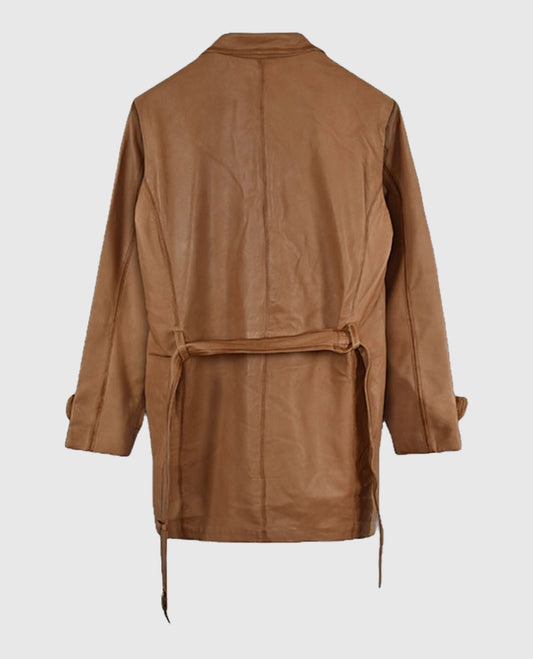 Men's Royal Flying Tan Burnished Long Coat