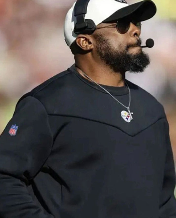 Mike Tomlin Steelers Black Sweatshirt