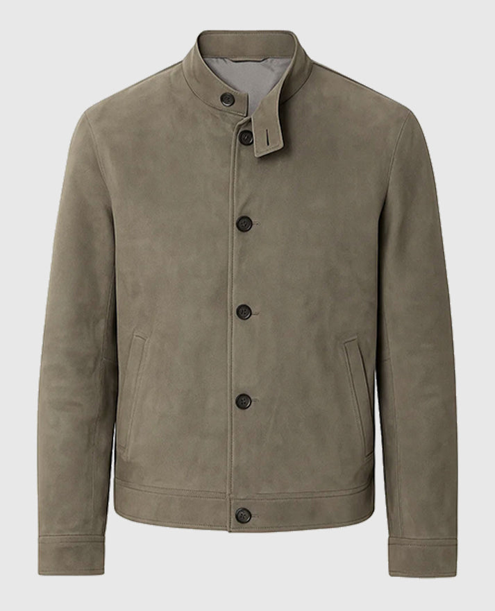 Mission Impossible Rogue Nation Jeremy Renner Suede Leather Jacket
