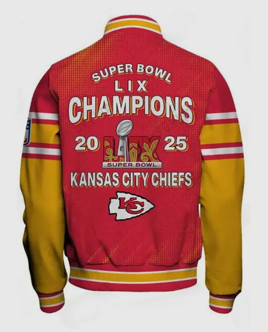 NFL Kansas City Chiefs Super Bowl LIX Red n Yellow Jacket