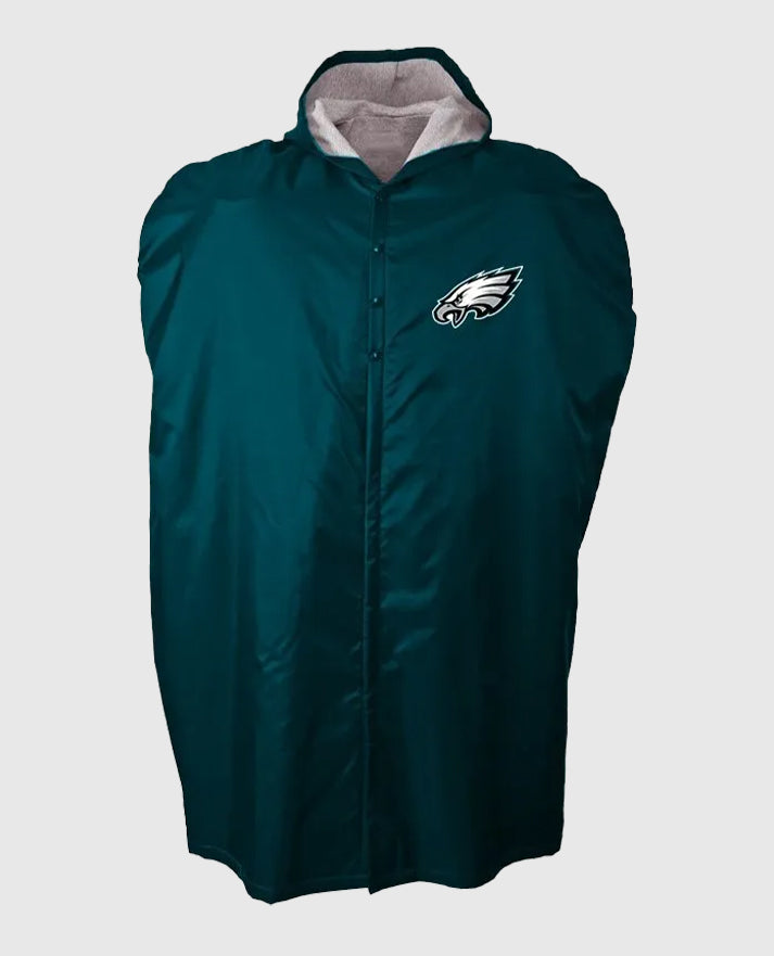 NFL Sideline Cape Sea green Coat