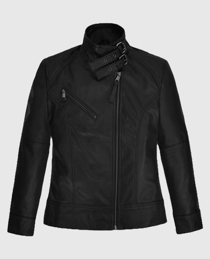 Natalie Portman Vox Lux Biker Leather Jacket