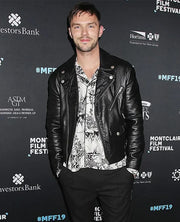 Nick Jonas Leather Black Jacket