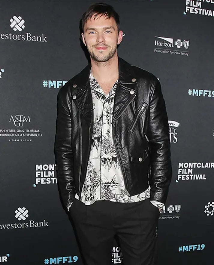 Nick Jonas Leather Black Jacket