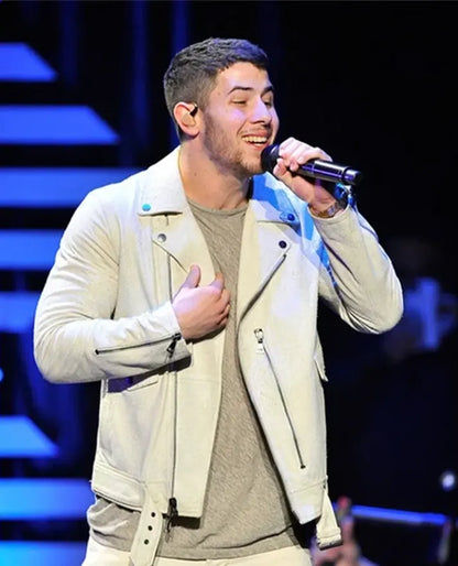 Nick Jonas Leather Jacket