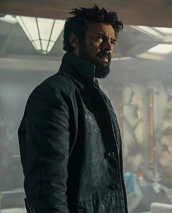 Order Billy Butcher The Boys Karl Urban Leather Black Coat
