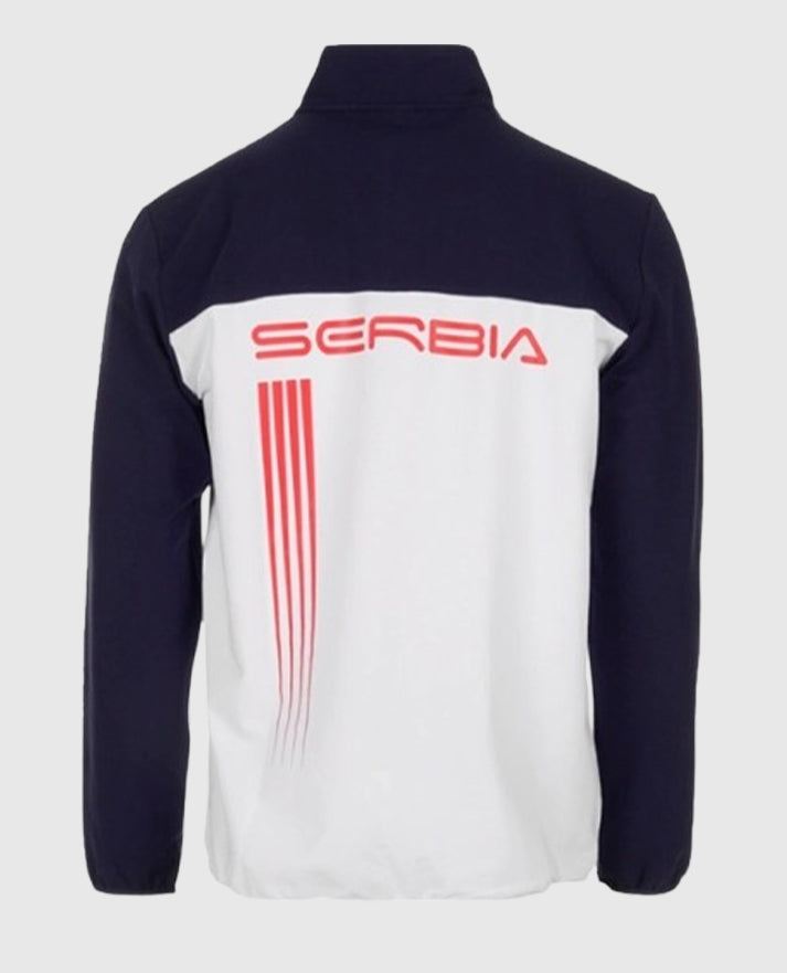 Paris Olympics Novak Djokovic Team Serbia Pullover Fleece Jacket