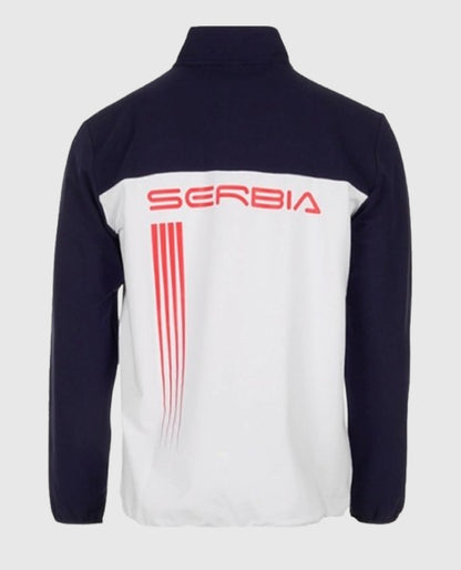 Paris Olympics Novak Djokovic Team Serbia Pullover Fleece Jacket