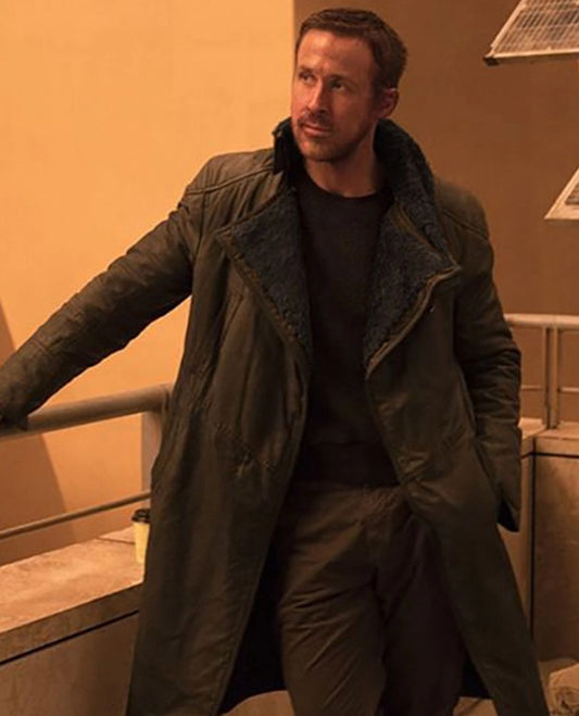 Ryan Gosling Blade Runner 2049 Leather Dark Brown Long Coat