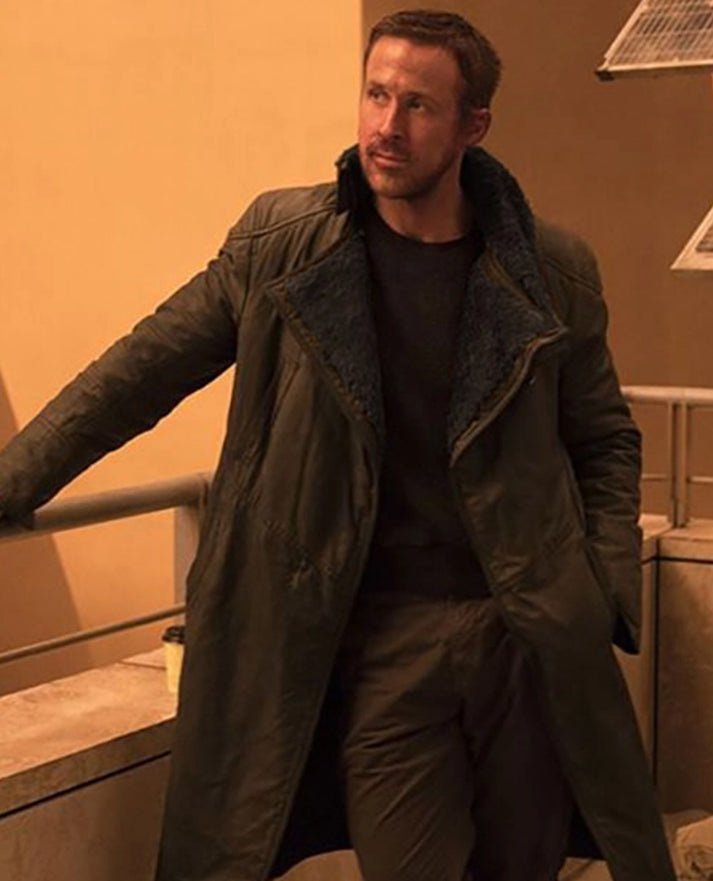 Ryan Gosling Blade Runner 2049 Leather Dark Brown Long Coat