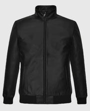 Ryan Reynolds Leather Black Jacket