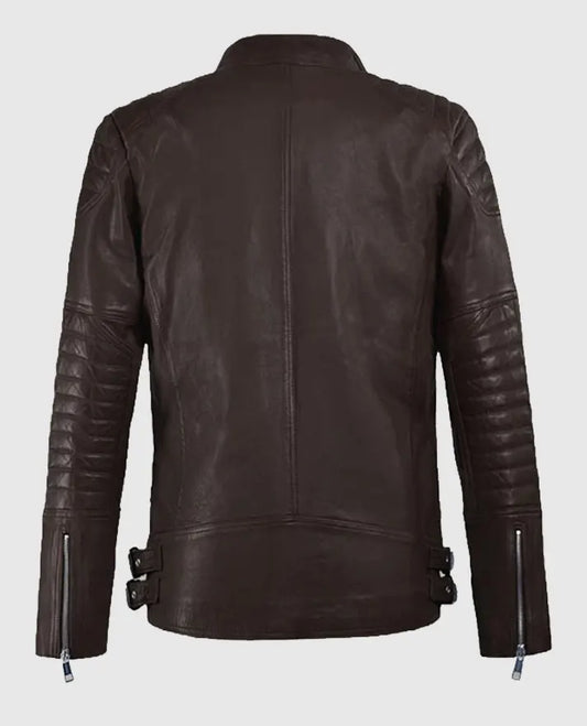 Shotgun Brown Leather Jacket
