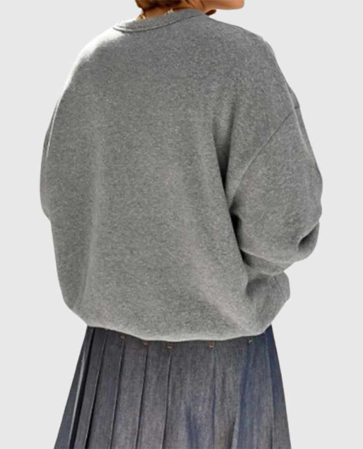 Shrinking S02 Christa Miller Gray Oversized Sweatshirt