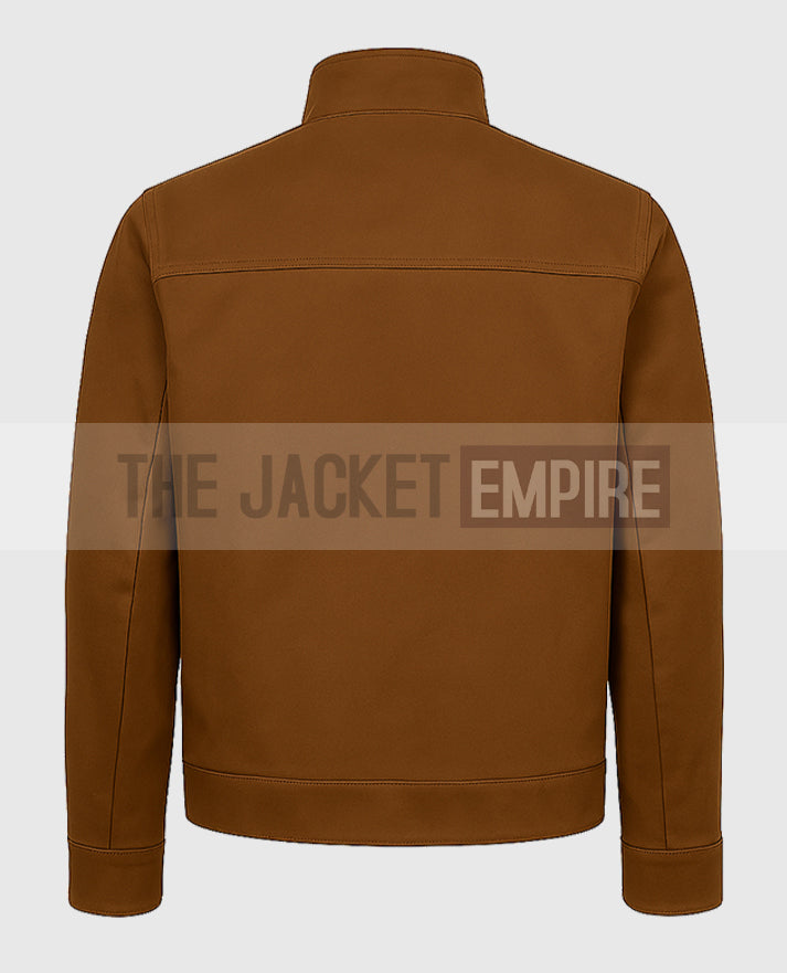 Snowfall Season 05 Peaches Brown Zippper Jacket