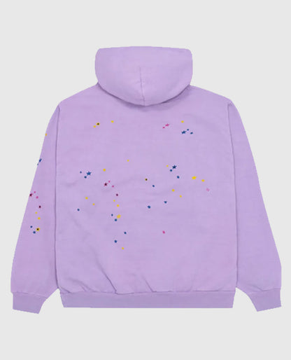Sp5der Acai Purple Pullover Hoodie