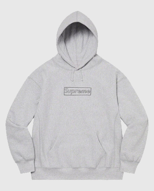 Supreme KAWS Chalk Logo Hooded Sweatshirt