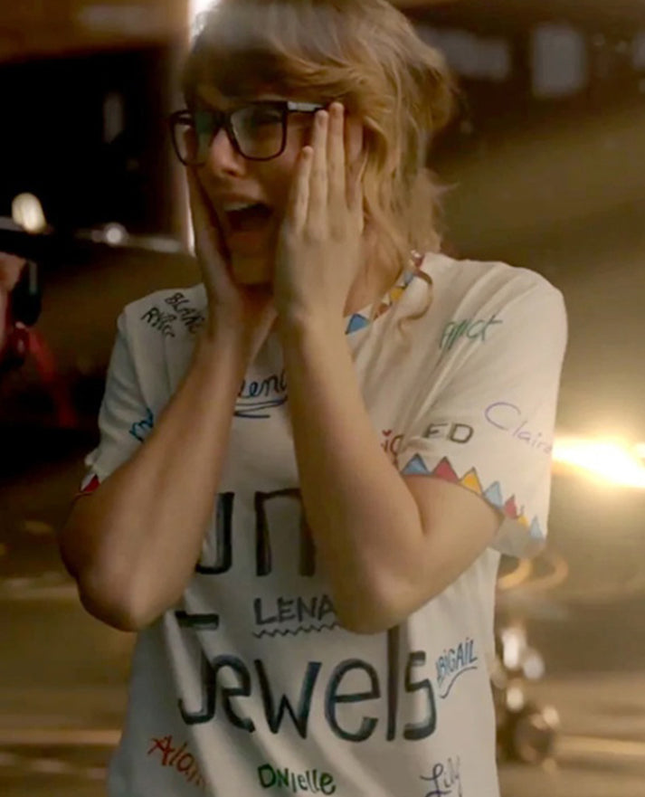 Taylor Swift White Shirt