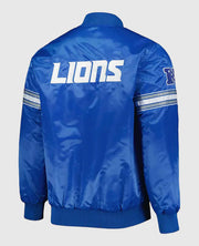 The Pick and Roll Detroit Lions Blue Full-Snap Jacket