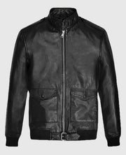 The Tonight Show Andrew Garfield Black Leather Jacket