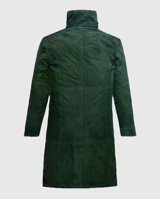 Timber Green Suede Ryan Gosling Blade Runner 2049 Coat