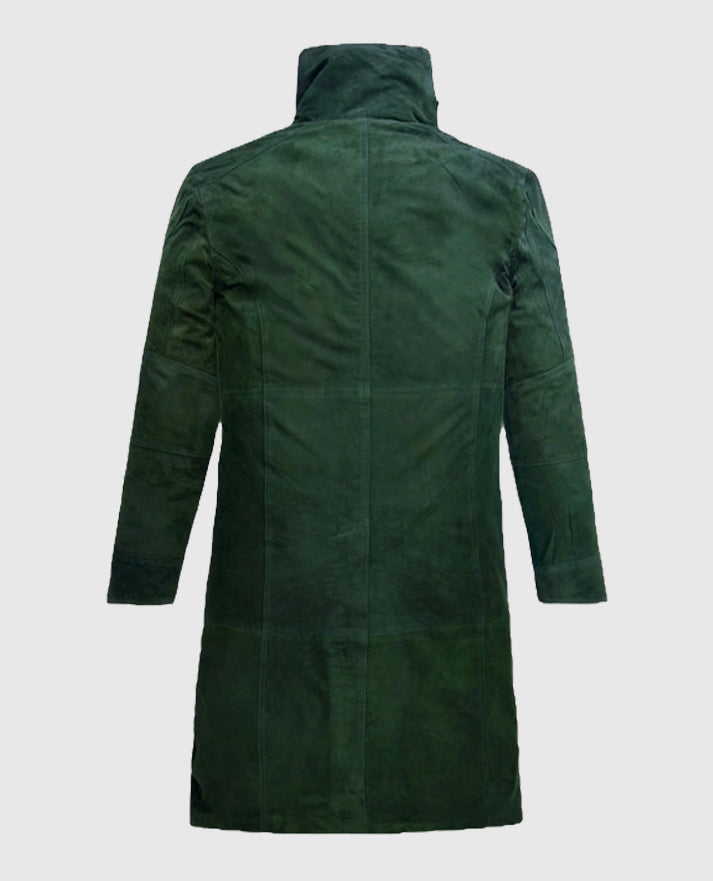Timber Green Suede Ryan Gosling Blade Runner 2049 Coat