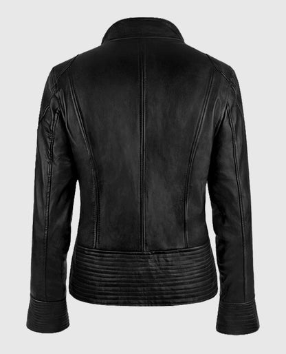 Transformers 2 Megan Fox Black Biker Leather Jacket