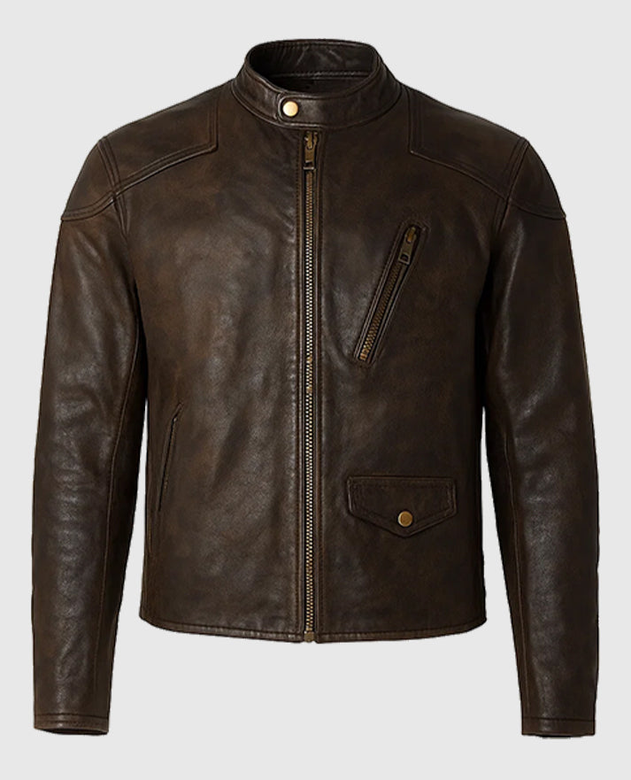 Venom Eddie Brock Biker Leather Jacket