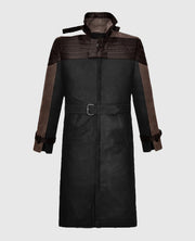 Watch Dogs 3 Legion Aiden Leather Black and Brown Trench Coat