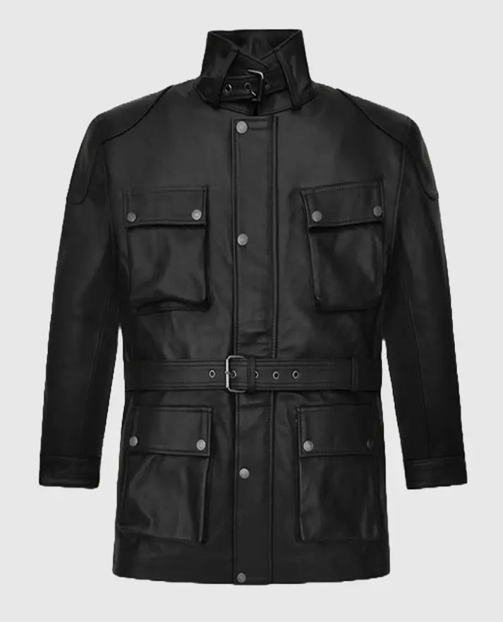 Will Smith I am Legend Black Leather Jacket