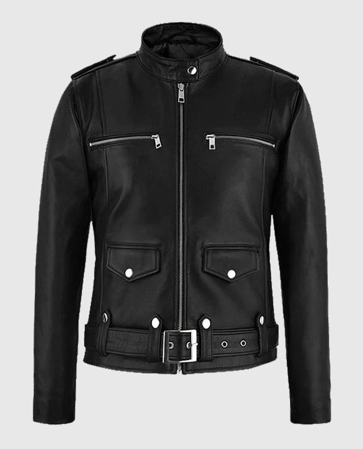 Women’s Chic Rider Leather Jacket