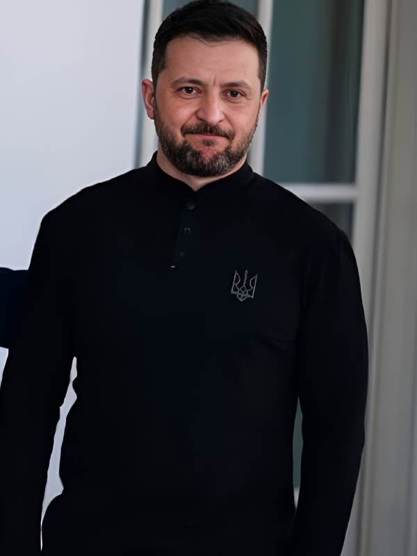 Zelensky Black Polo Shirt