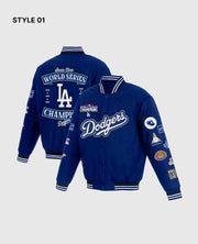 dodgers world series Varsity jacket