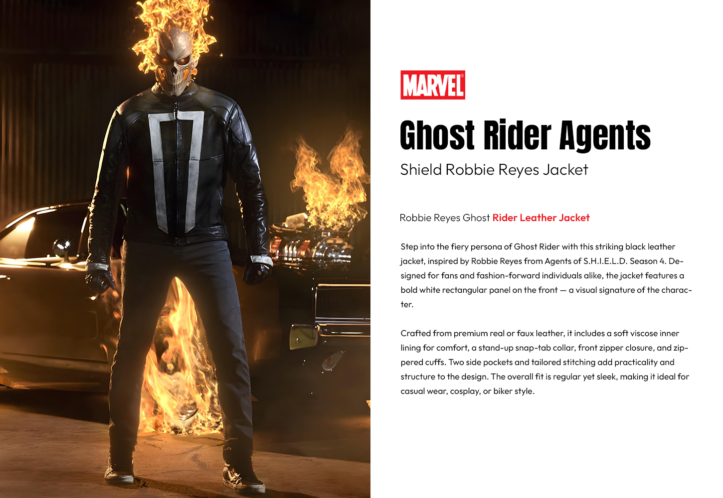 Agents of Shield Robbie Reyes Jacket