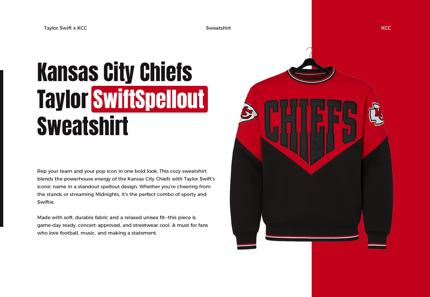 Taylor Swift Vintage Chiefs Sweatshirt