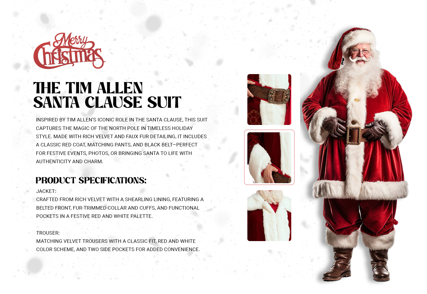 The Santa Clauses Tim Allen Red Suit