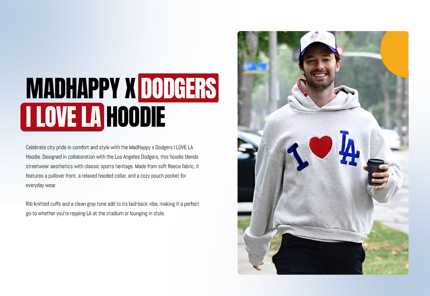 MadHappy x Dodgers I LOVE LA Hoodie