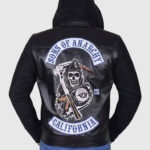 Jax Teller Sons of Anarchy Hooded Leather Jacket