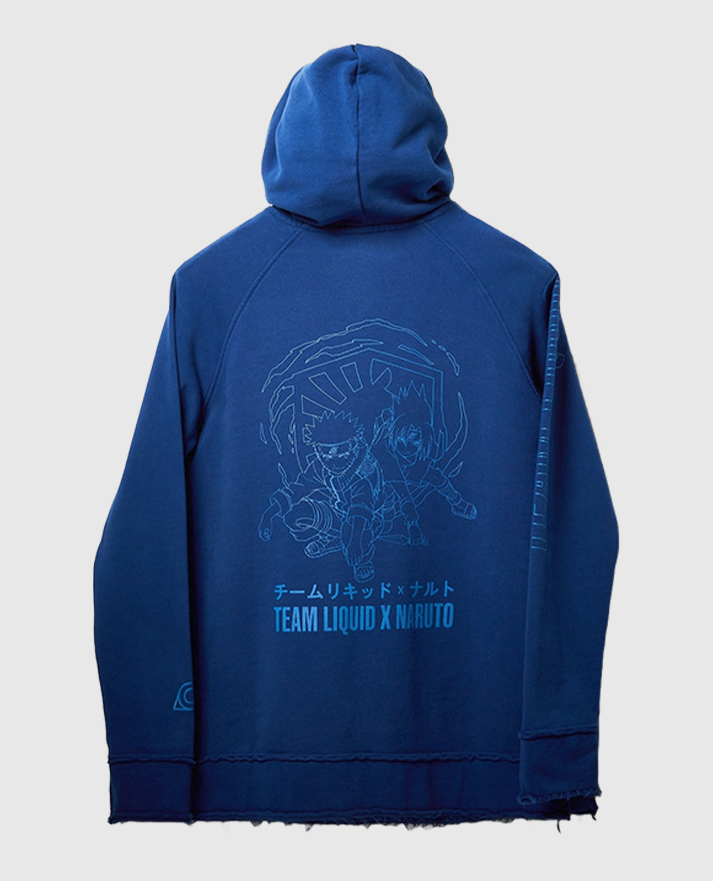 Team Liquid X Naruto 20Y Frayed Pullover Friendship Hoodie